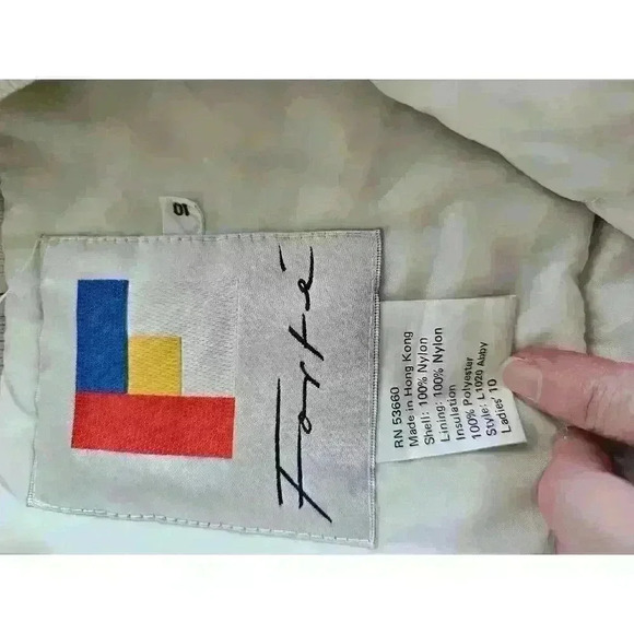 Vintage 90's Forte Women's Ski Jacket Size 10 Stunner Red - Picture 12 of 16